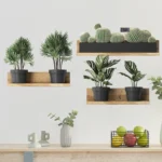 3PCS Green Plant Cactus Potted Wall Stickers for Bedroom Living Room Bathroom Home Decoartion Wall Decals - Image 2